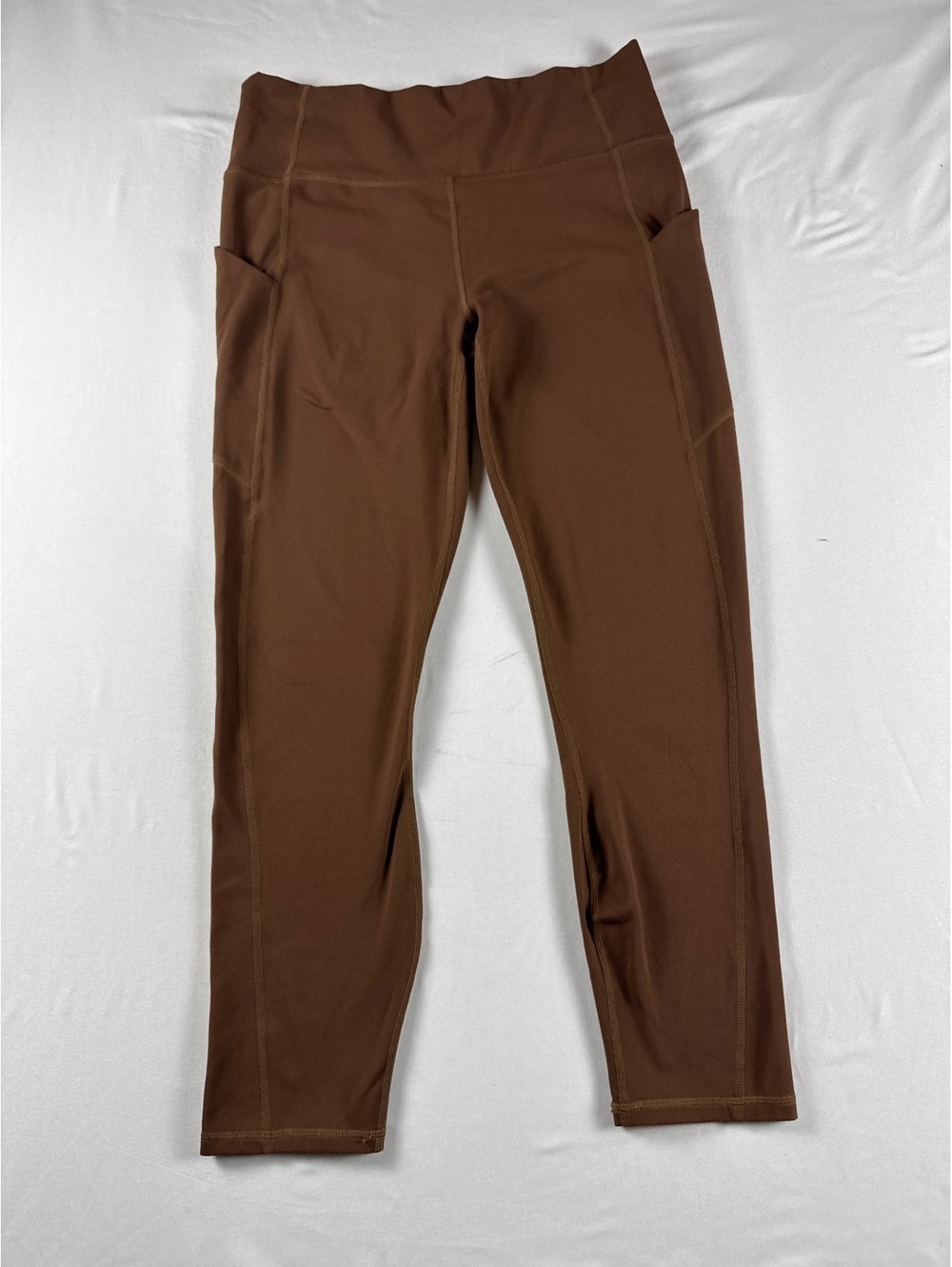 Fabletics PureLuxe Brown Leggings with Pockets